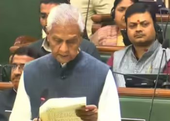Bihar Budget 2026 presentation, Finance Minister Bijendra Prasad Yadav speech, Nitish Kumar development plan, Bihar Assembly budget session, budget highlights Bihar