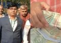 Patna vigilance bureau arrest scene Assistant Director bribe case Bihar Vigilance team operation in Niyojan Bhawan Cash recovered in bribery case Patna