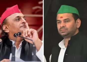 Tej Pratap Yadav interview, Akhilesh Yadav political controversy, Bageshwar Baba Dhirendra Shastri news, Bihar UP politics statement