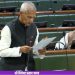 Bihar Assembly session during CAG report presentation Vijendra Yadav presenting CAG report in Vidhan Sabha Speaker Prem Kumar conducting Assembly proceedings Documents of CAG audit report tabled in Bihar Assembly