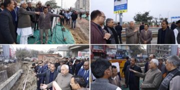 Nitish Kumar inspecting Patna projects, मुख्यमंत्री नीतीश कुमार प्रगति यात्रा, Patna road connectivity inspection, Bihar CM infrastructure review