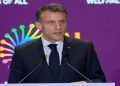 Emmanuel Macron at India AI Impact Summit, Macron AI geopolitics statement, India Small Language Model policy, AI GPU infrastructure India, Delhi AI Summit 2026 speech