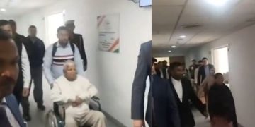 Rouse Avenue Court Delhi building image Lalu Prasad Yadav latest court appearance photo Rabri Devi recent image Misa Bharti media interaction photo