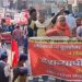 Bharat Bandh protest Patna Dakbungla Chowk, NH-31 Katihar jam protest, Bihar labour code strike workers rally, trade union protest Bihar news, workers demonstration Patna streets