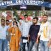 Patna University campus image, Patna Science College presidential debate, PU student union election rally, Patna University voting day visuals