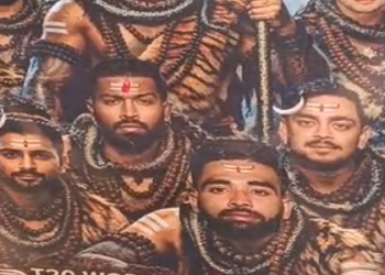 शिव भक्ति में डूबी टीम इंडिया! T20 वर्ल्ड कप में पाकिस्तान से भिड़ंत से पहले महादेव रूप में खिलाड़ी, हर हर महादेव का जयकारा